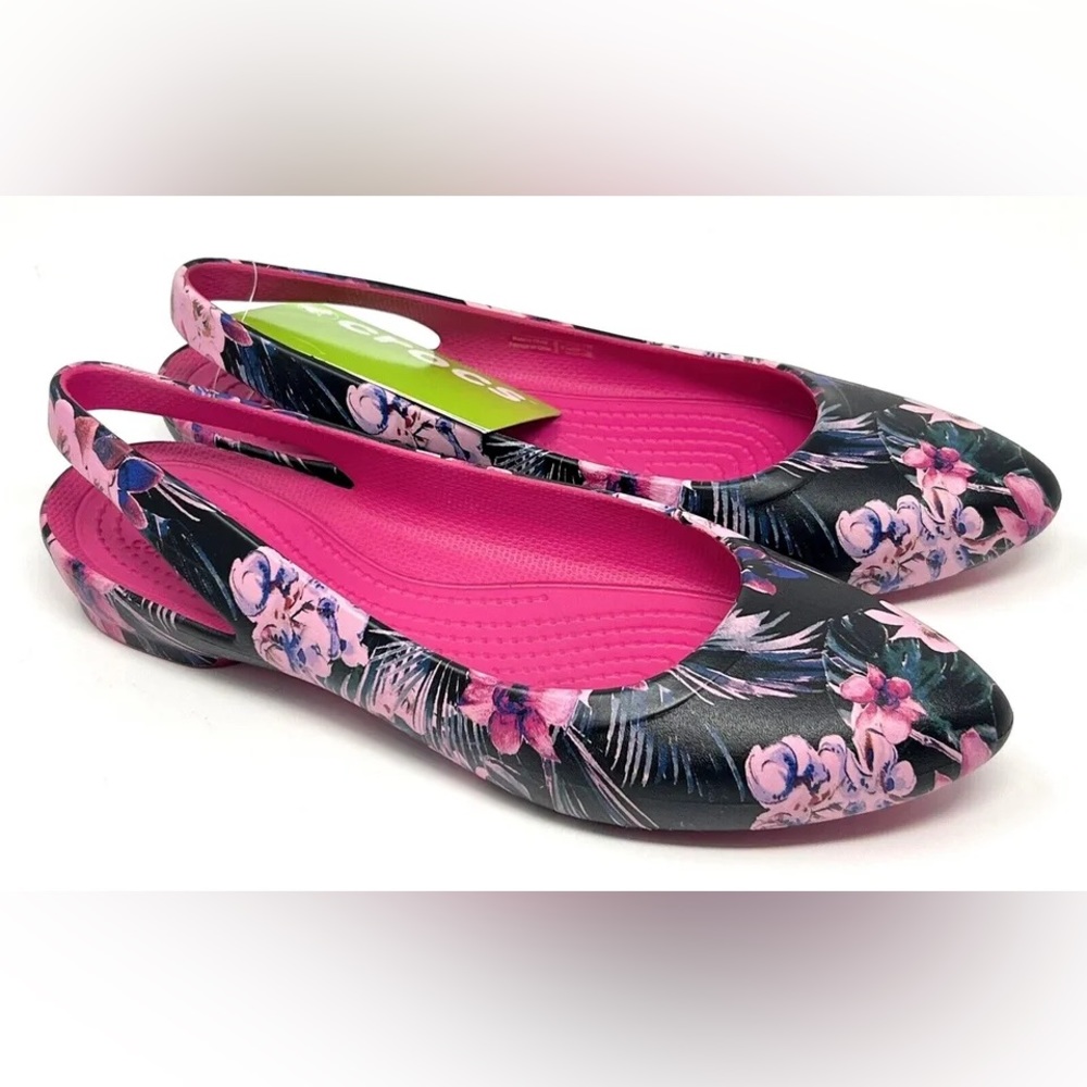Tropical fashion crocs